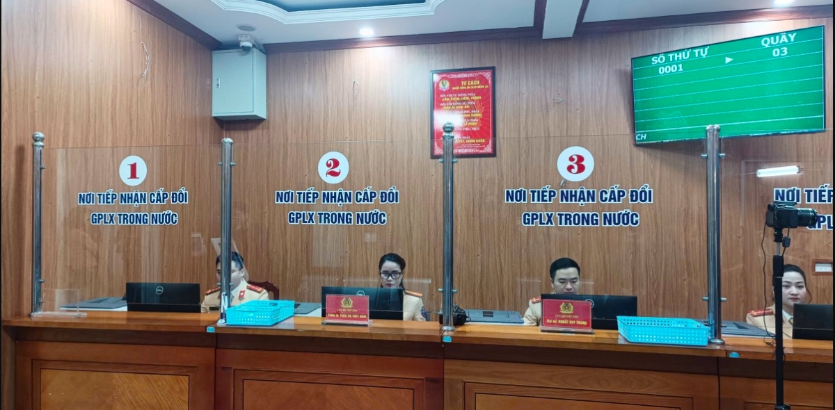 Yêu cầu đối với hệ thống thông tin giấy phép lái xe tại công an cấp xã
